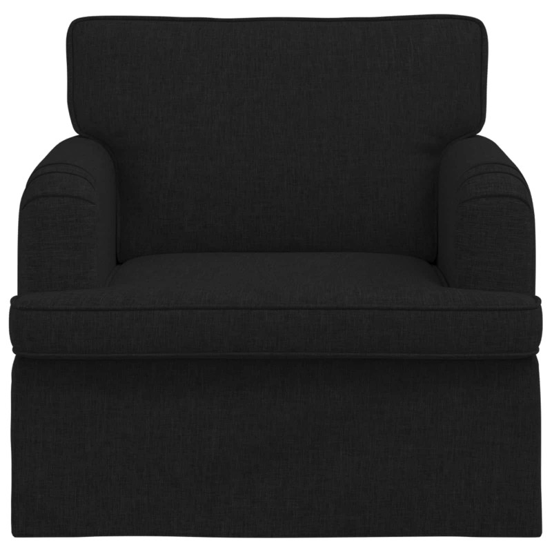 Sofa Czarny 84 x 80 x 85 cm tkanina