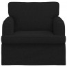 Sofa Czarny 84 x 80 x 85 cm tkanina