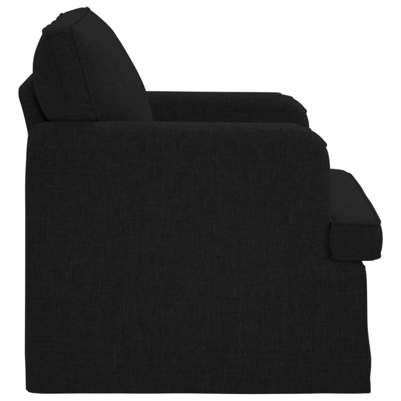 Sofa Czarny 84 x 80 x 85 cm tkanina