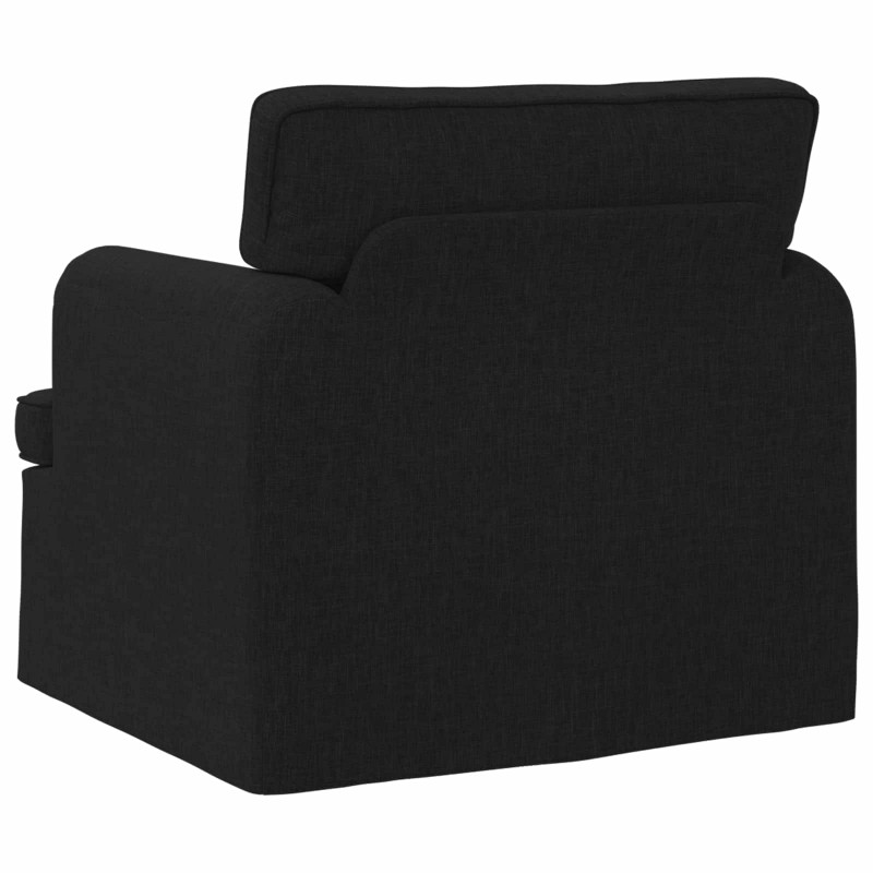 Sofa Czarny 84 x 80 x 85 cm tkanina