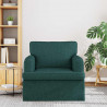 Sofa Ciemna zieleń 84 x 80 x 85 cm tkanina