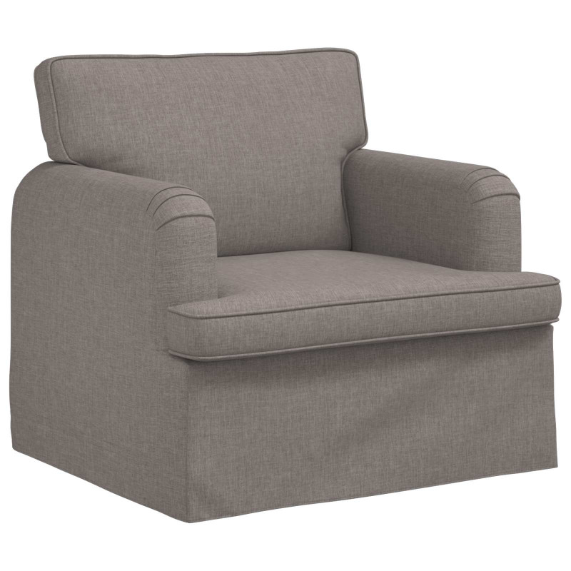 Sofa Ciemnoszary 84 x 80 x 85 cm tkanina