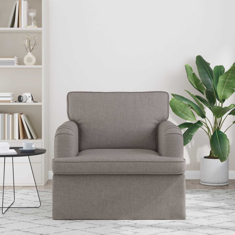 Sofa Ciemnoszary 84 x 80 x 85 cm tkanina