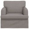 Sofa Ciemnoszary 84 x 80 x 85 cm tkanina