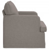 Sofa Ciemnoszary 84 x 80 x 85 cm tkanina