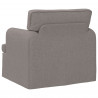 Sofa Ciemnoszary 84 x 80 x 85 cm tkanina