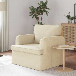 Sofa Kremowy 84 x 80 x 85 cm tkanina