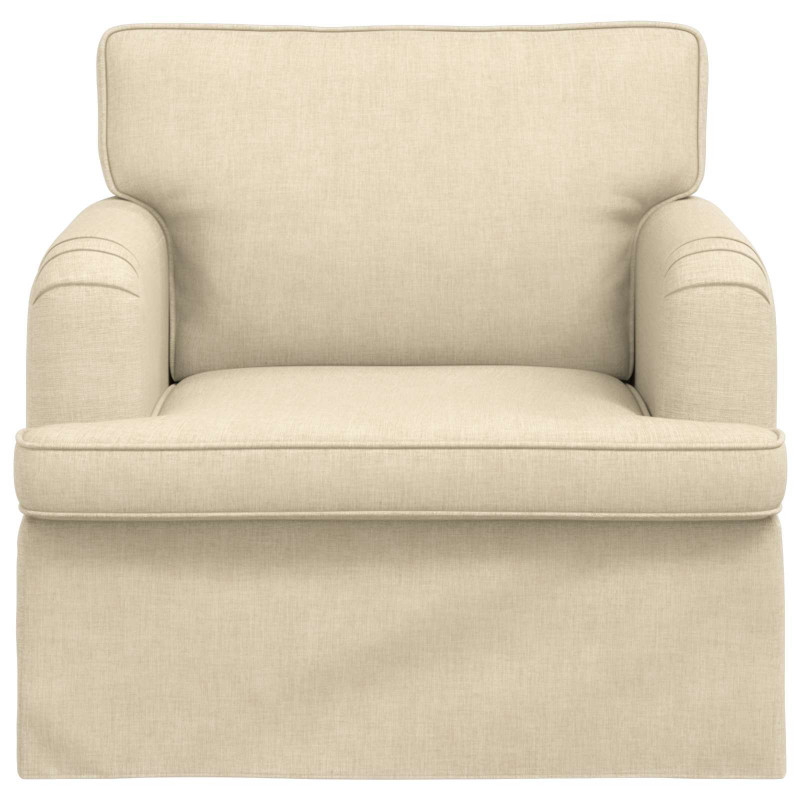 Sofa Kremowy 84 x 80 x 85 cm tkanina
