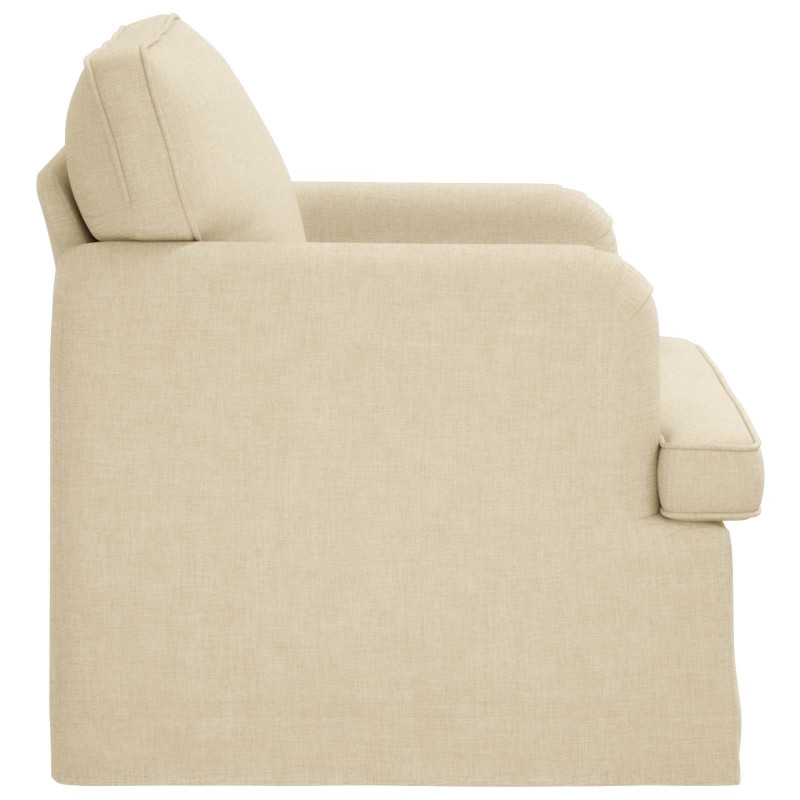 Sofa Kremowy 84 x 80 x 85 cm tkanina