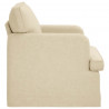 Sofa Kremowy 84 x 80 x 85 cm tkanina