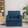 Sofa Niebieski 84 x 80 x 85 cm tkanina