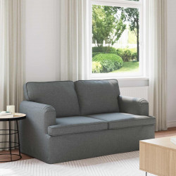 Sofa Ciemnoszary 144 x 80 x 85 cm tkanina