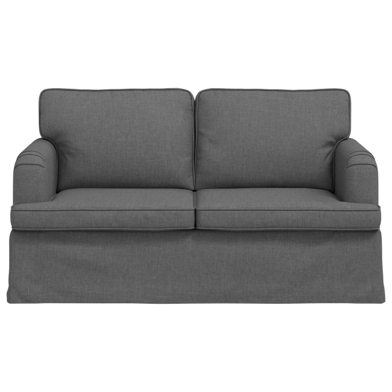 Sofa Ciemnoszary 144 x 80 x 85 cm tkanina
