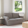 Sofa Ciemnoszary 144 x 80 x 85 cm tkanina