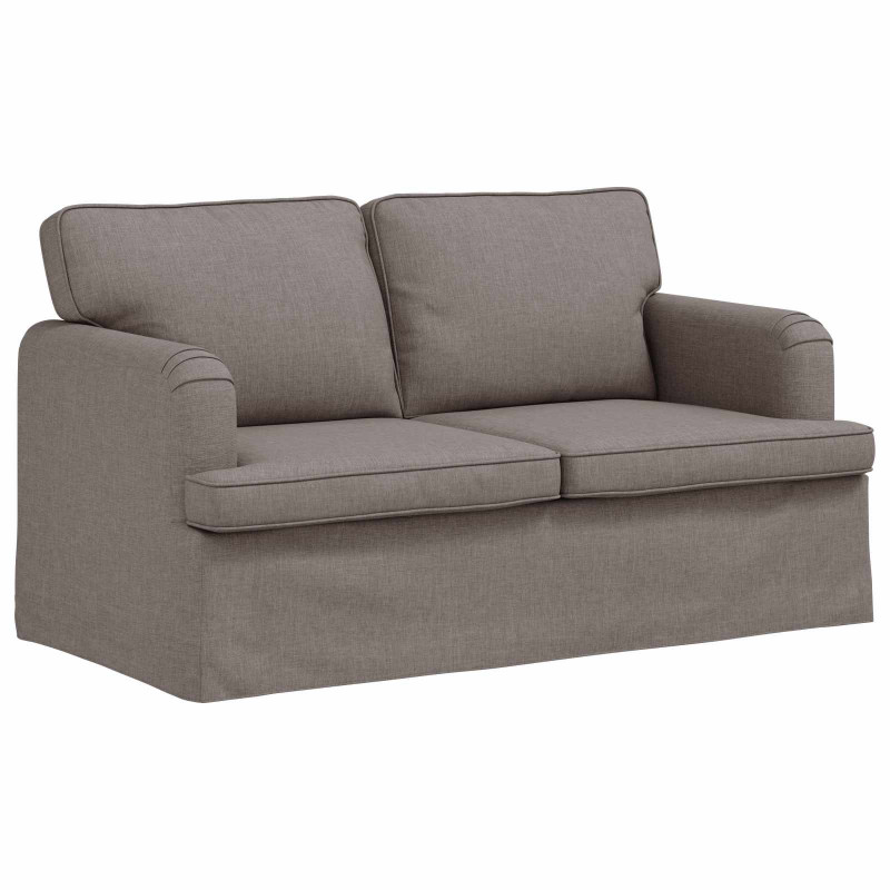 Sofa Ciemnoszary 144 x 80 x 85 cm tkanina