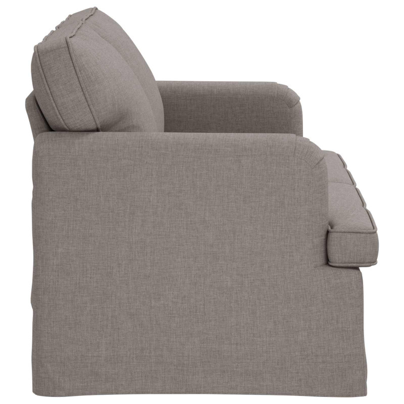 Sofa Ciemnoszary 144 x 80 x 85 cm tkanina