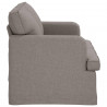 Sofa Ciemnoszary 144 x 80 x 85 cm tkanina