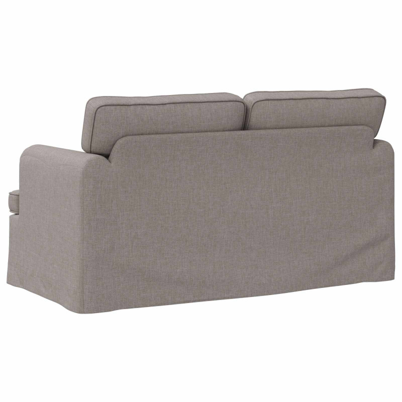 Sofa Ciemnoszary 144 x 80 x 85 cm tkanina