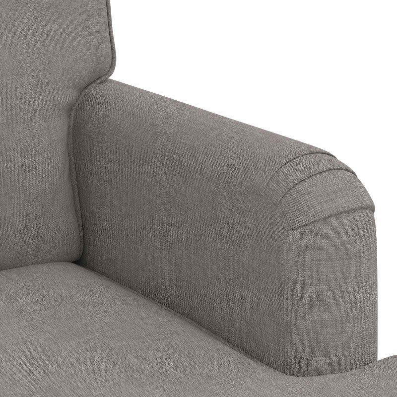 Sofa Ciemnoszary 144 x 80 x 85 cm tkanina