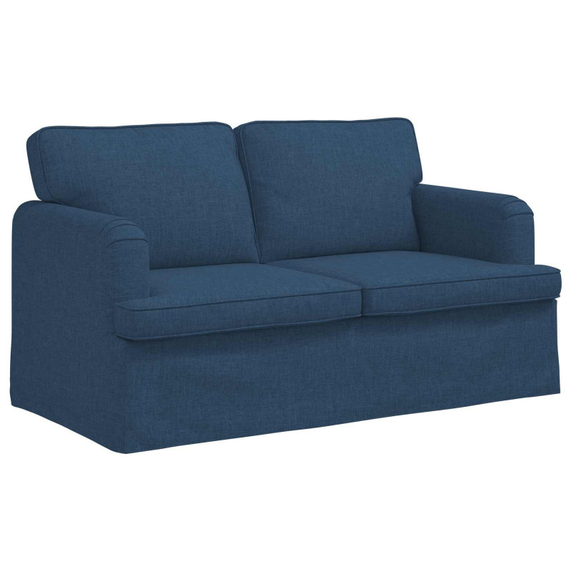 Sofa Niebieski 144 x 80 x 85 cm tkanina