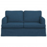 Sofa Niebieski 144 x 80 x 85 cm tkanina