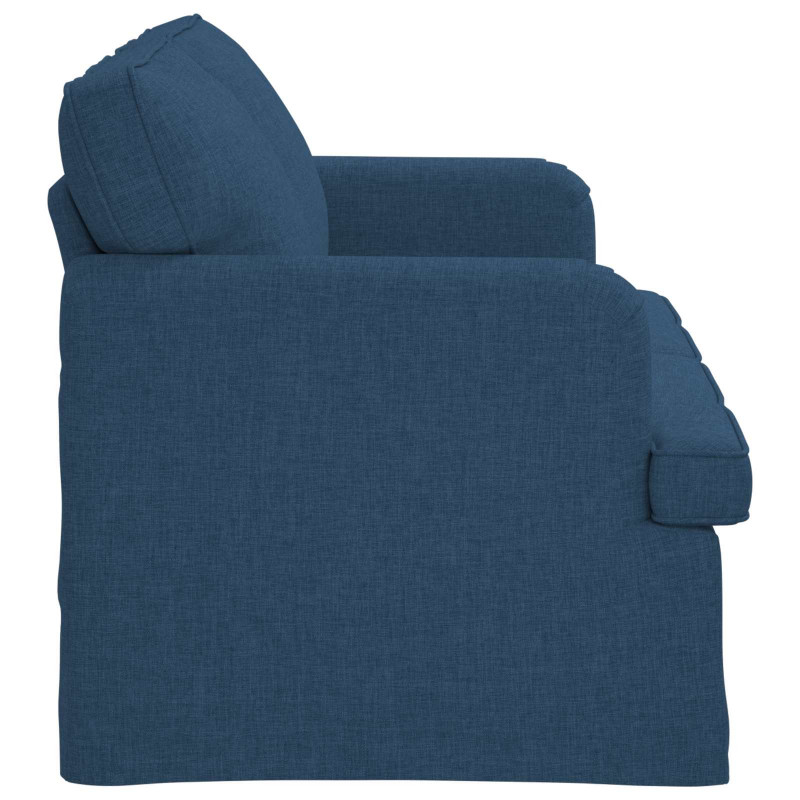 Sofa Niebieski 144 x 80 x 85 cm tkanina