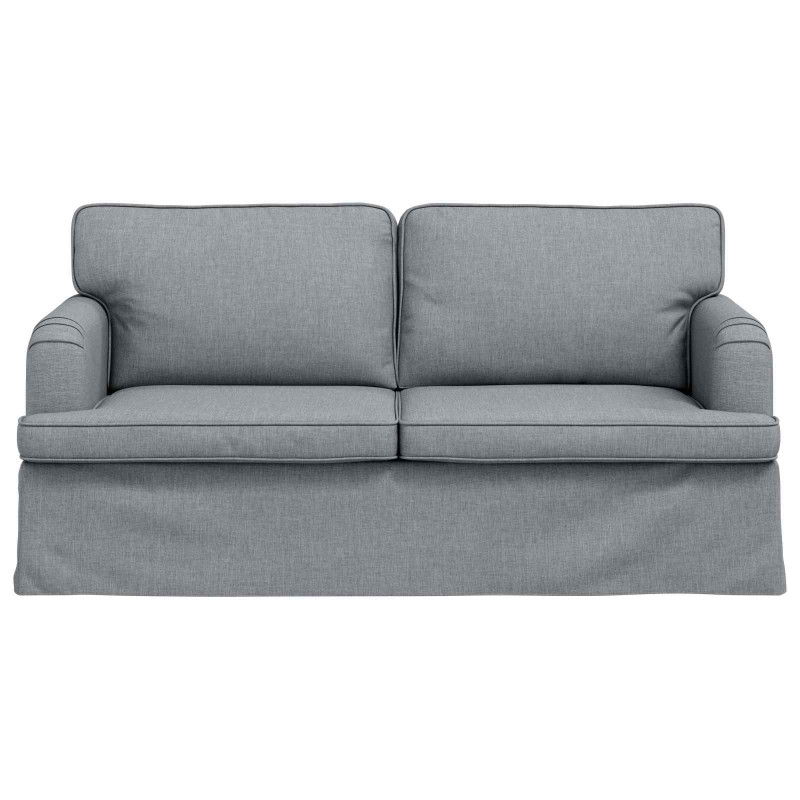 Sofa Jasnoszary 142 x 80 x 85 cm tkanina