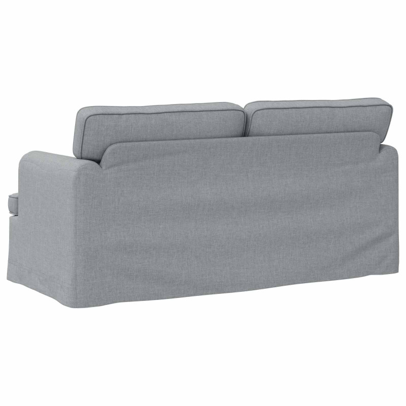 Sofa Jasnoszary 142 x 80 x 85 cm tkanina