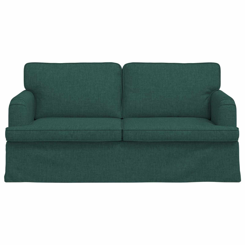 Sofa Ciemna zieleń 142 x 80 x 85 cm tkanina