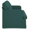 Sofa Ciemna zieleń 142 x 80 x 85 cm tkanina