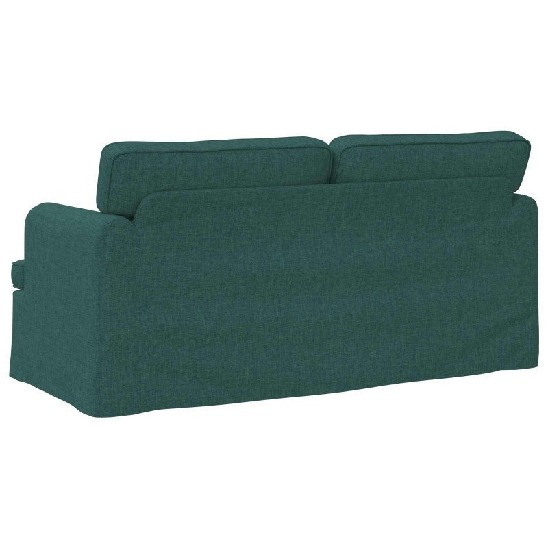 Sofa Ciemna zieleń 142 x 80 x 85 cm tkanina
