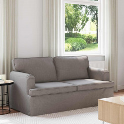 Sofa Ciemnoszary 142 x 80 x 85 cm tkanina