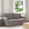 Sofa Ciemnoszary 142 x 80 x 85 cm tkanina