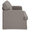 Sofa Ciemnoszary 142 x 80 x 85 cm tkanina