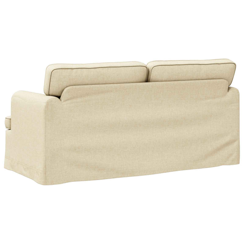 Sofa Kremowy 142 x 80 x 85 cm tkanina