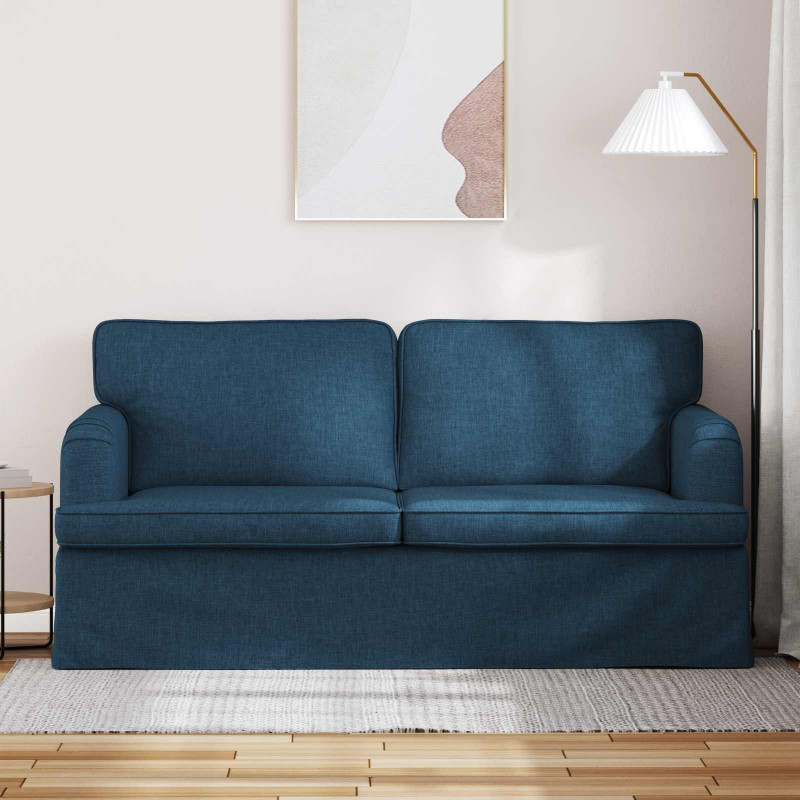 Sofa Niebieski 142 x 80 x 85 cm tkanina