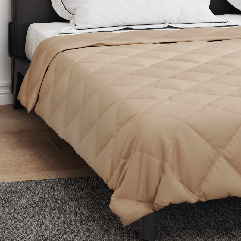 Kołdra na cały rok Ciemnoszary 240 x 260 cm Mikrofibra