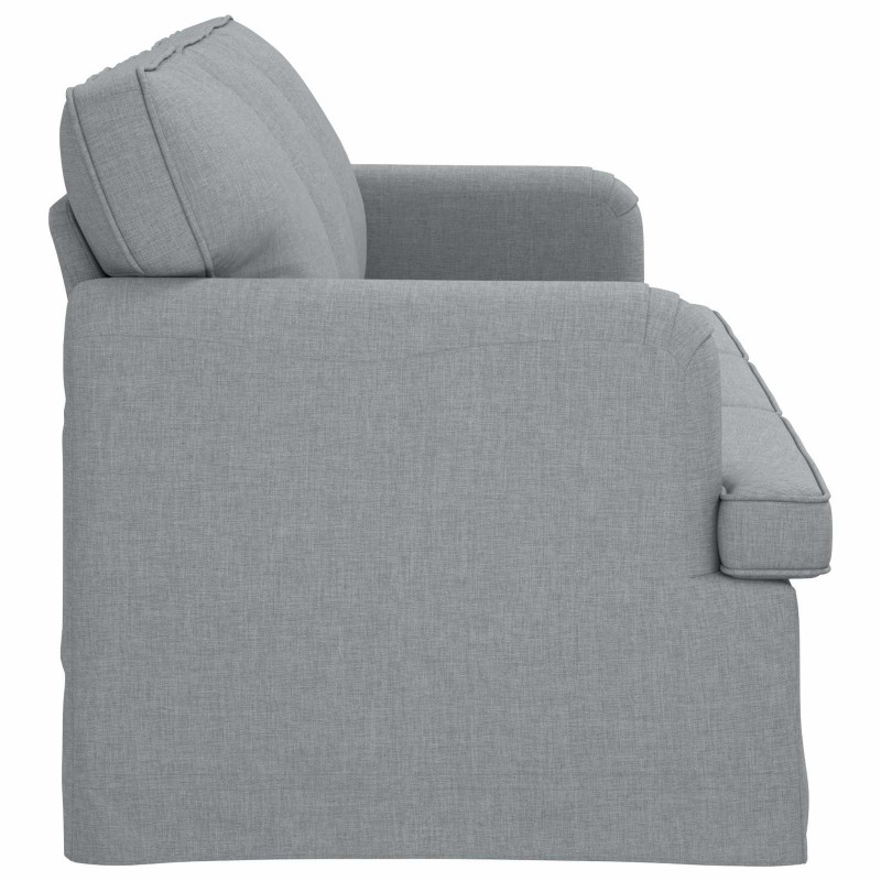 Sofa Jasnoszary 201 x 80 x 85 cm tkanina