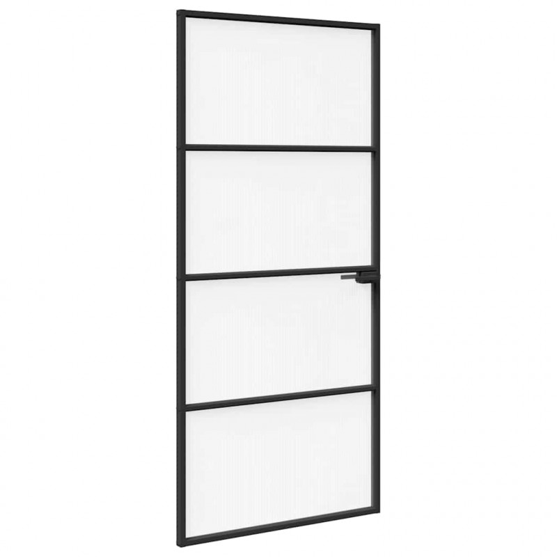 Drzwi domowe 93 x 201,5 x 3,5 cm Aluminium i szkło hartowane