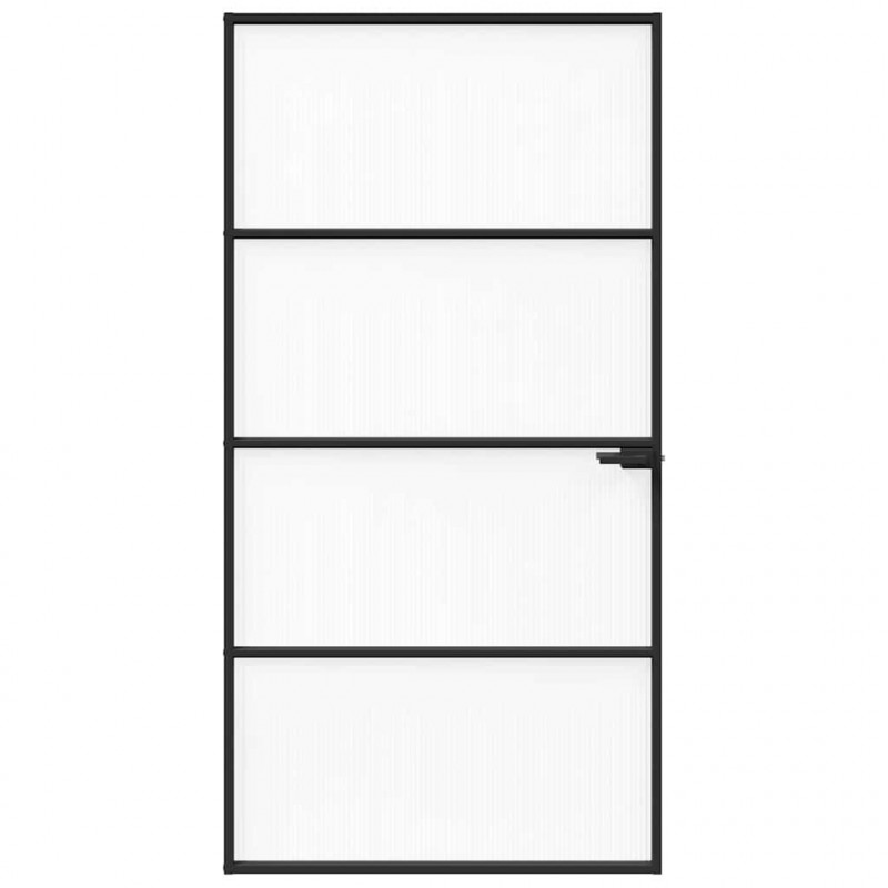 Drzwi domowe 102 x 201,5 x 3,5 cm Aluminium i szkło hartowane