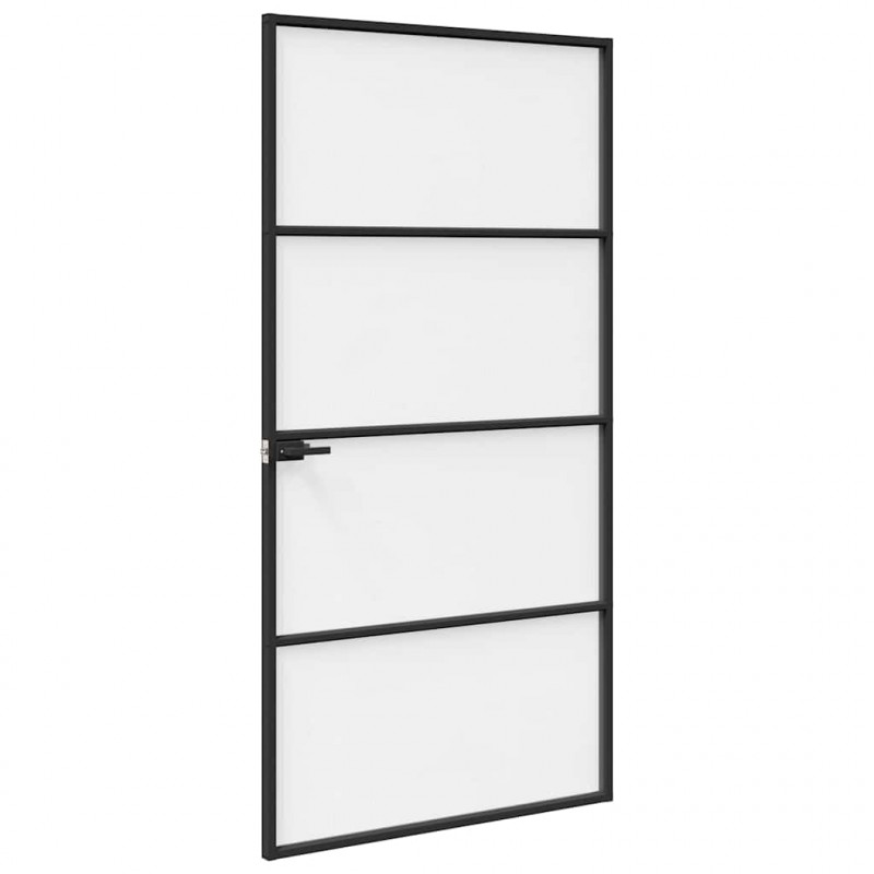 Drzwi domowe 102 x 201,5 x 3,5 cm Aluminium i szkło hartowane