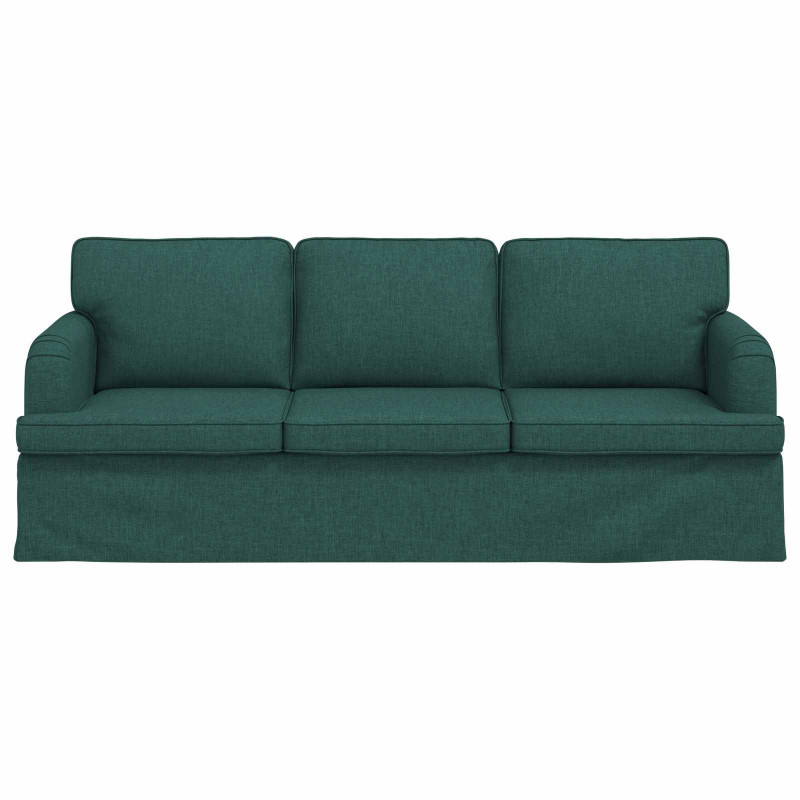 Sofa Ciemna zieleń 201 x 80 x 85 cm tkanina