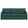 Sofa Ciemna zieleń 201 x 80 x 85 cm tkanina