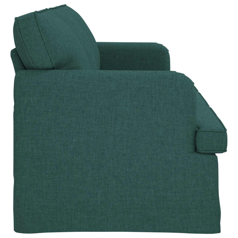 Sofa Ciemna zieleń 201 x 80 x 85 cm tkanina
