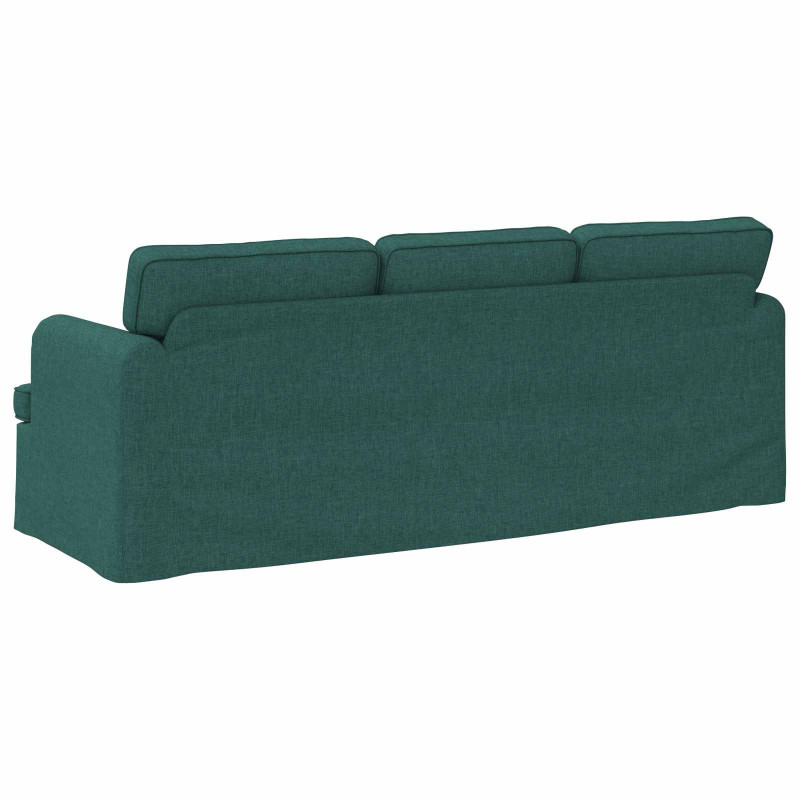 Sofa Ciemna zieleń 201 x 80 x 85 cm tkanina