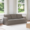 Sofa Ciemnoszary 201 x 80 x 85 cm tkanina
