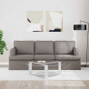 Sofa Ciemnoszary 201 x 80 x 85 cm tkanina