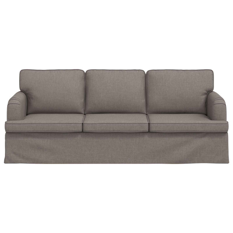 Sofa Ciemnoszary 201 x 80 x 85 cm tkanina