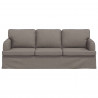 Sofa Ciemnoszary 201 x 80 x 85 cm tkanina