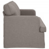 Sofa Ciemnoszary 201 x 80 x 85 cm tkanina